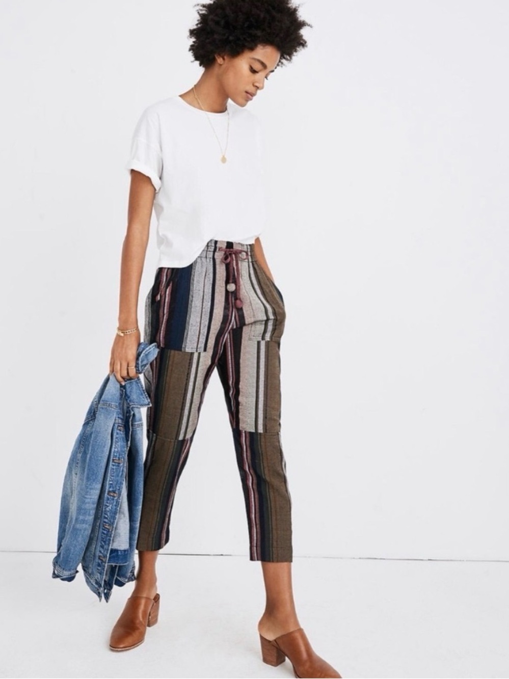 APIECE APART Floris Patchwork Pants 2 - Picture 1 of 15